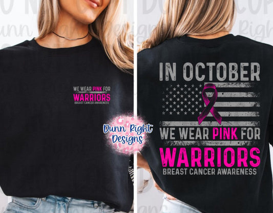 In October we wear Pink-Flag