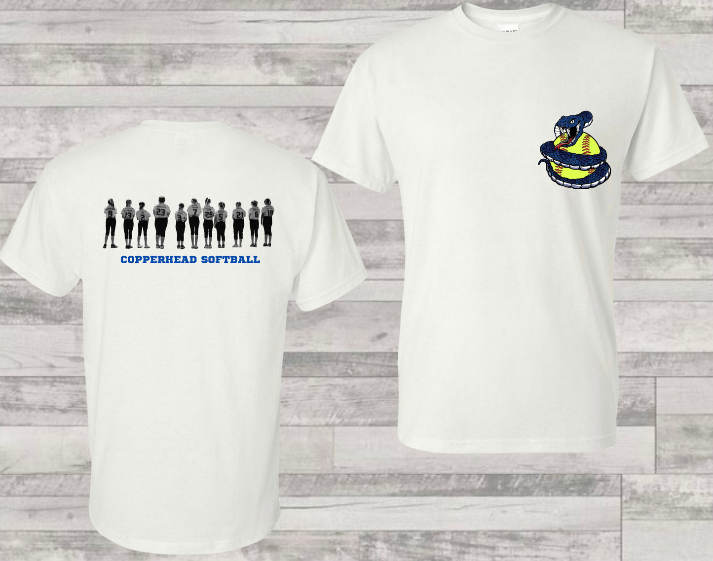 Custom- Copperhead Team Pic tshirt