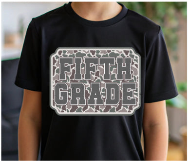Camo Back to School
