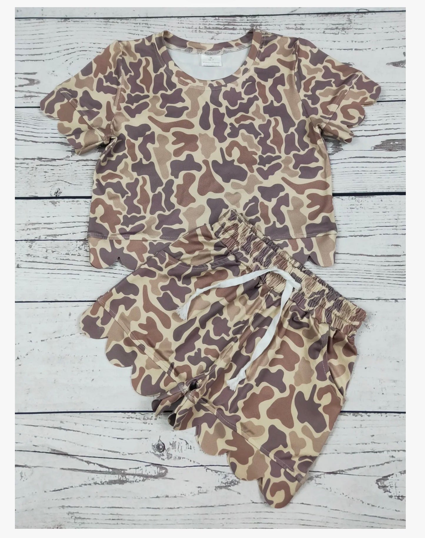 Little Girls Camo Outfit
