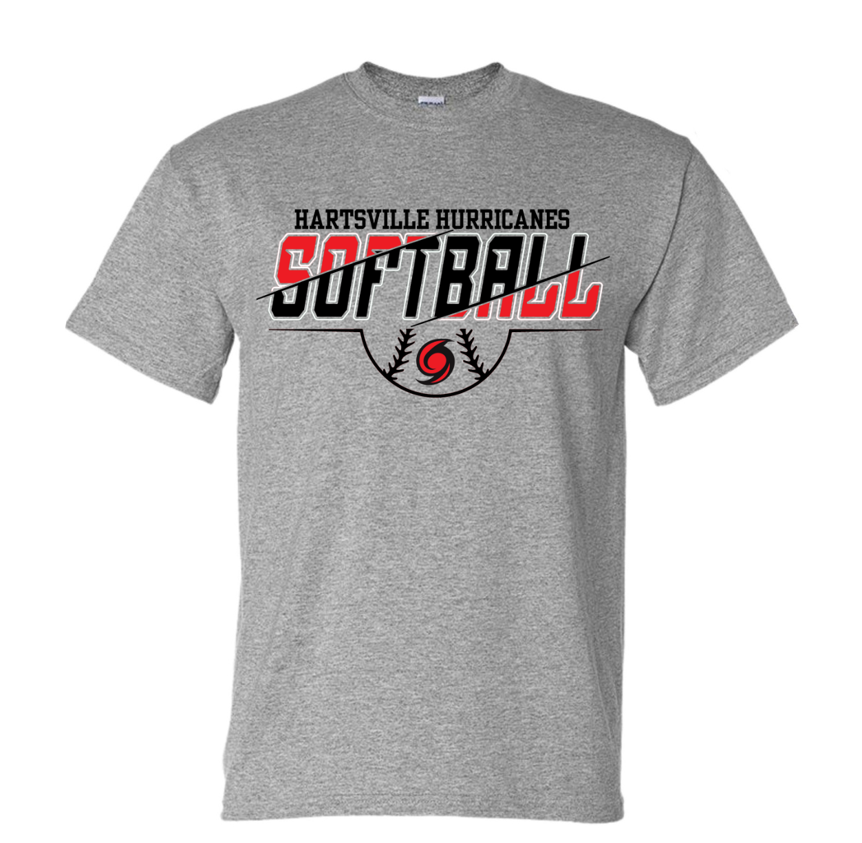 Hartsville Hurricanes Red/Black T-Shirt