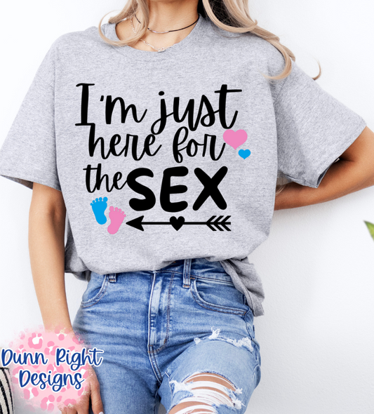 Custom- Gender Reveal Just Here