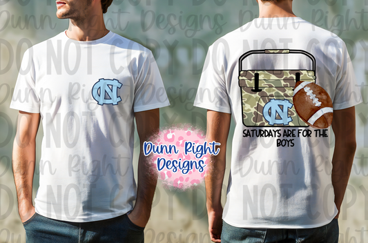 Saturday's are for the Boys-Tarheels