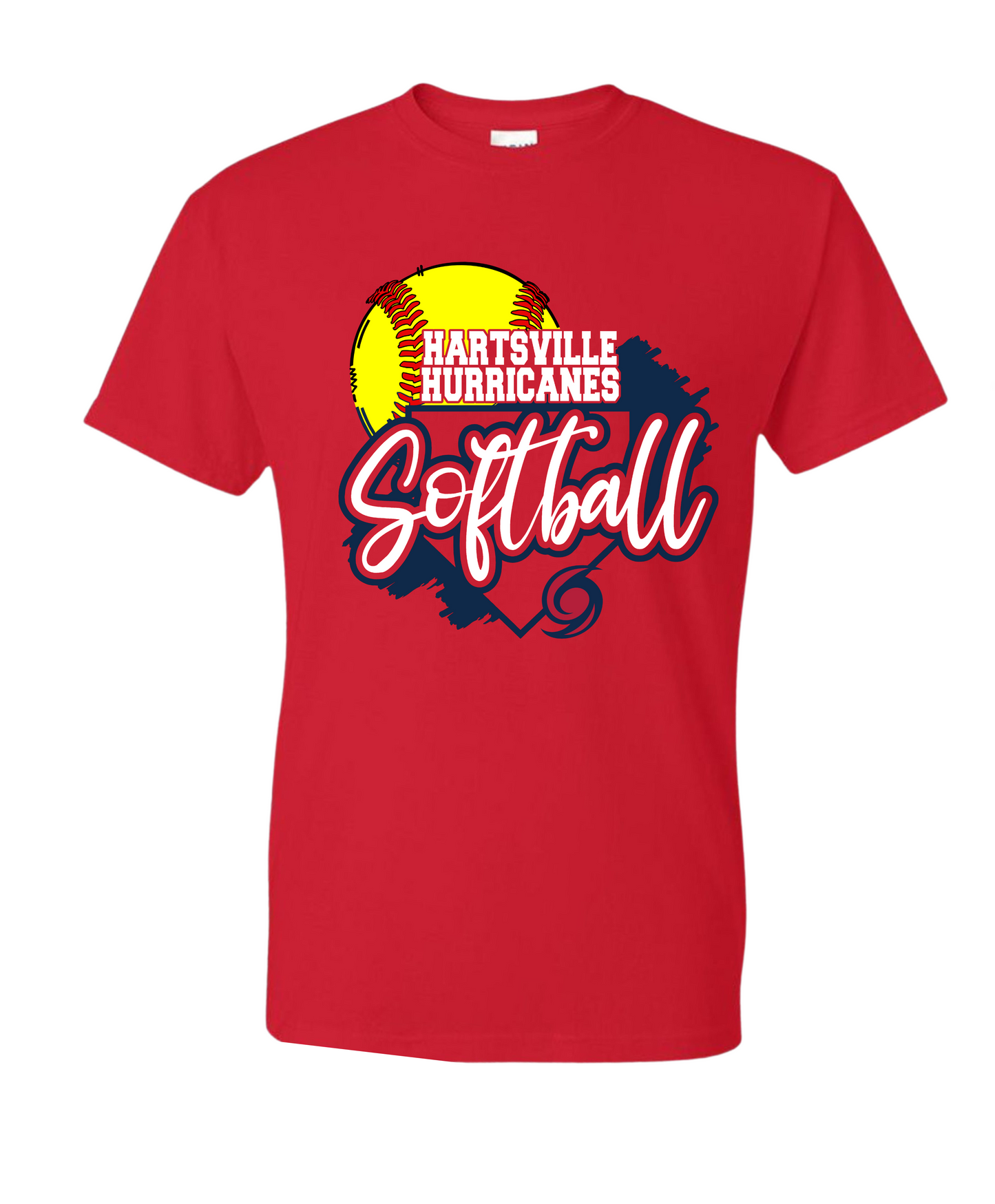 Hartsville Hurricanes Red/Navy T-Shirt