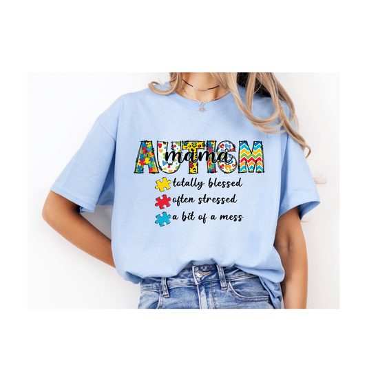 Autism MAMA Blessed Stressed