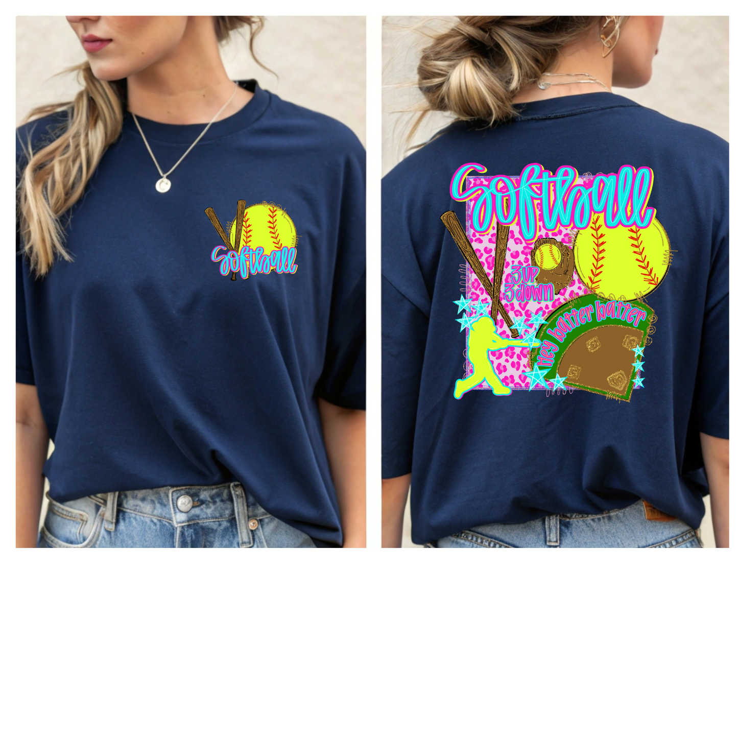 Short Sleeve Softball 3 up 3 down