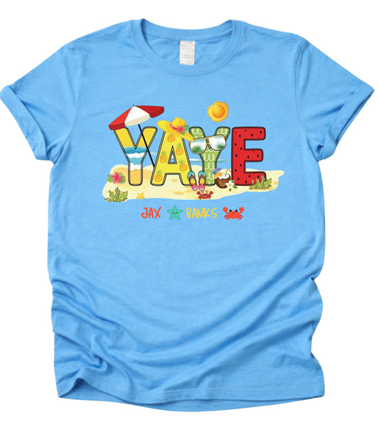 Custom Beach Short Sleeve