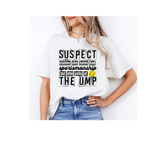 Short Sleeve- Softball Suspect