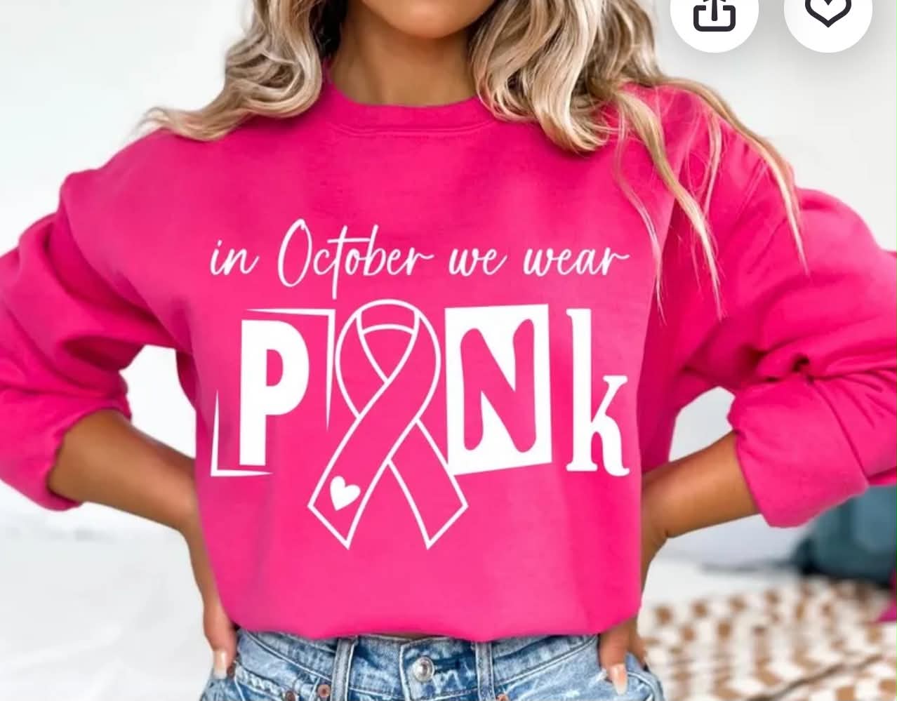 In October We Wear Pink Short Sleeve