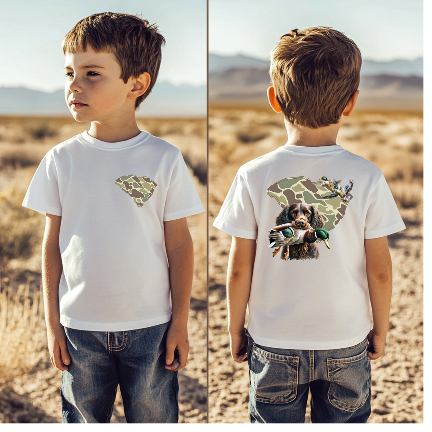 Youth Short Sleeve Duck Hunting/Camo