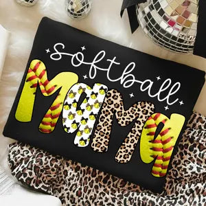 Softball MAMA Cheetah- Short Sleeve