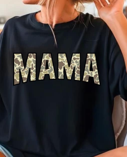 Short Sleeve MAMA Camo