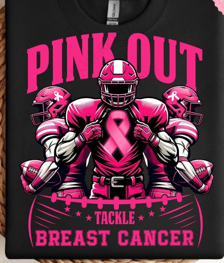 Pink Out Football Players