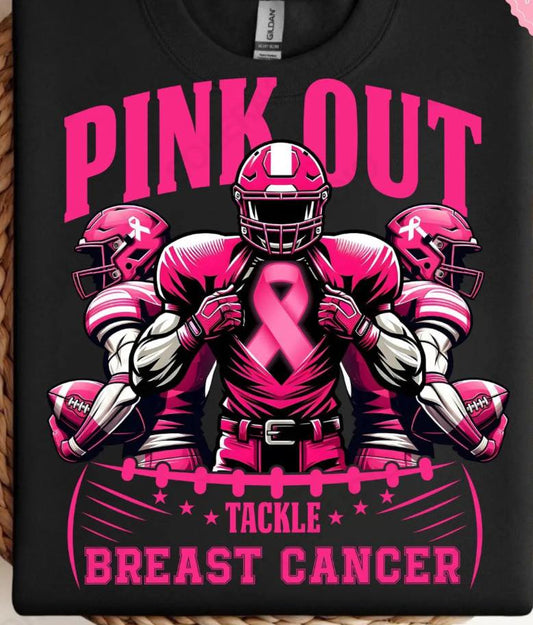 Pink Out Football Players