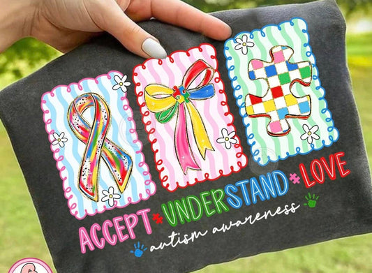 Autism Awareness- Accept Understand Love