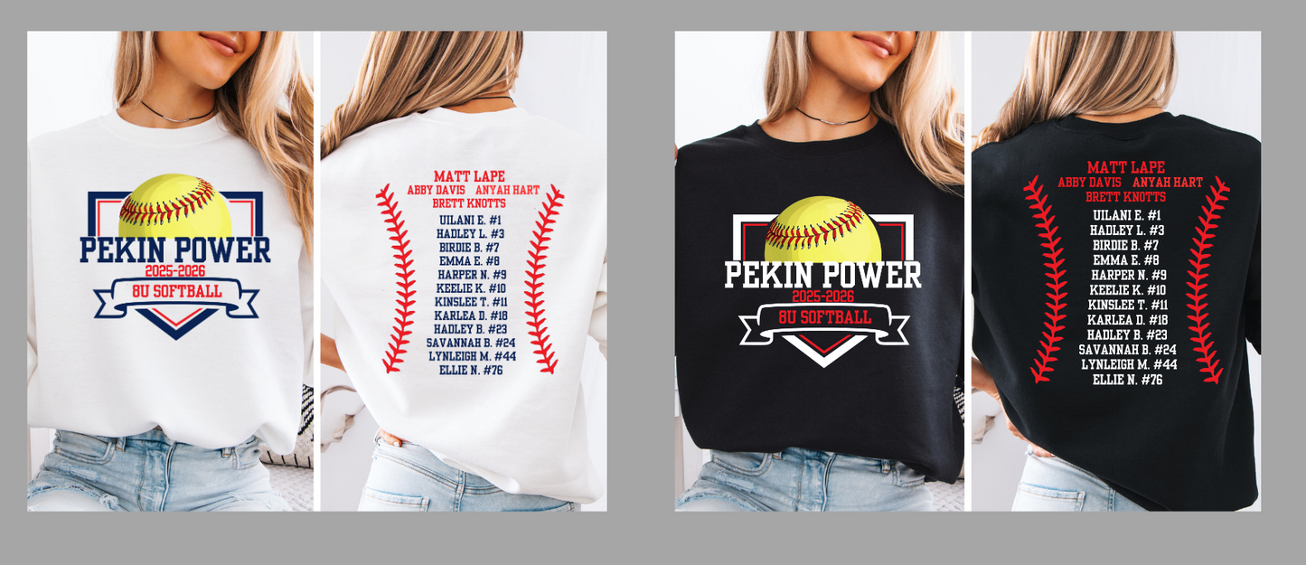 Adult/Youth Pekin Power Crewneck
