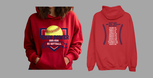 Adult/Youth Pekin Power Hoodie