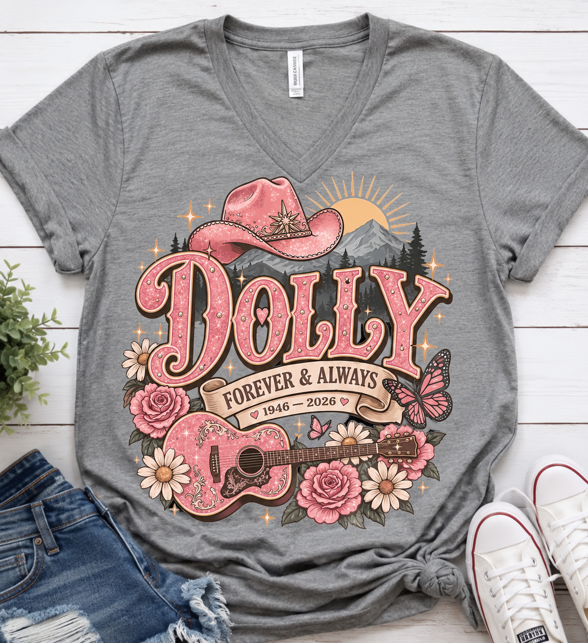 V-Neck DP T-Shirt