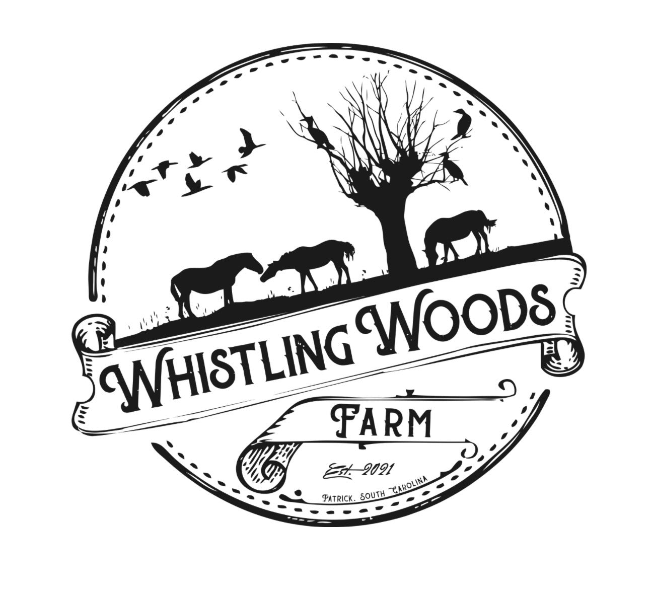 Custom Red Design Whistling Woods