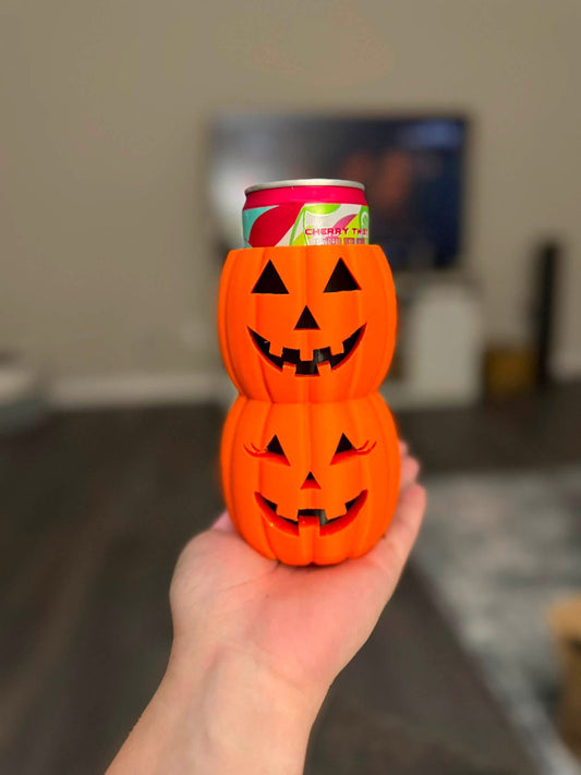 3D Printed Pumpkin Slim Can Koozie