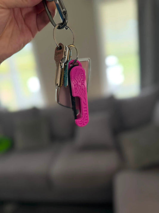 3D Print Hair Tie Holder Keychain