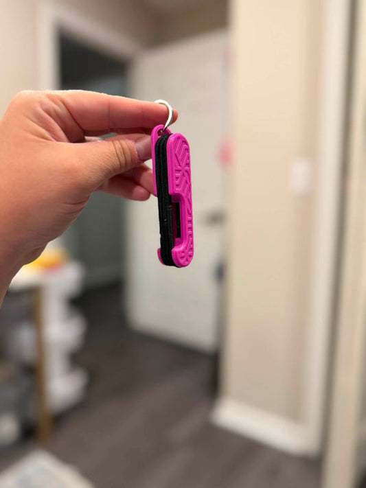 3D Print Hair Tie Holder Keychain