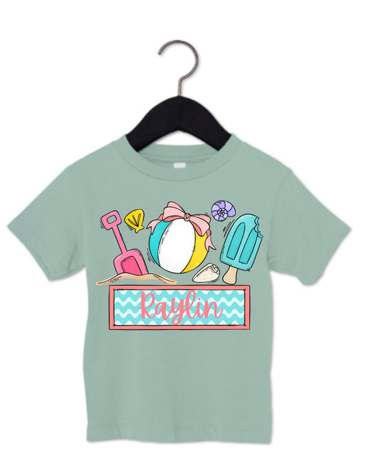 Beach-Name Tshirt