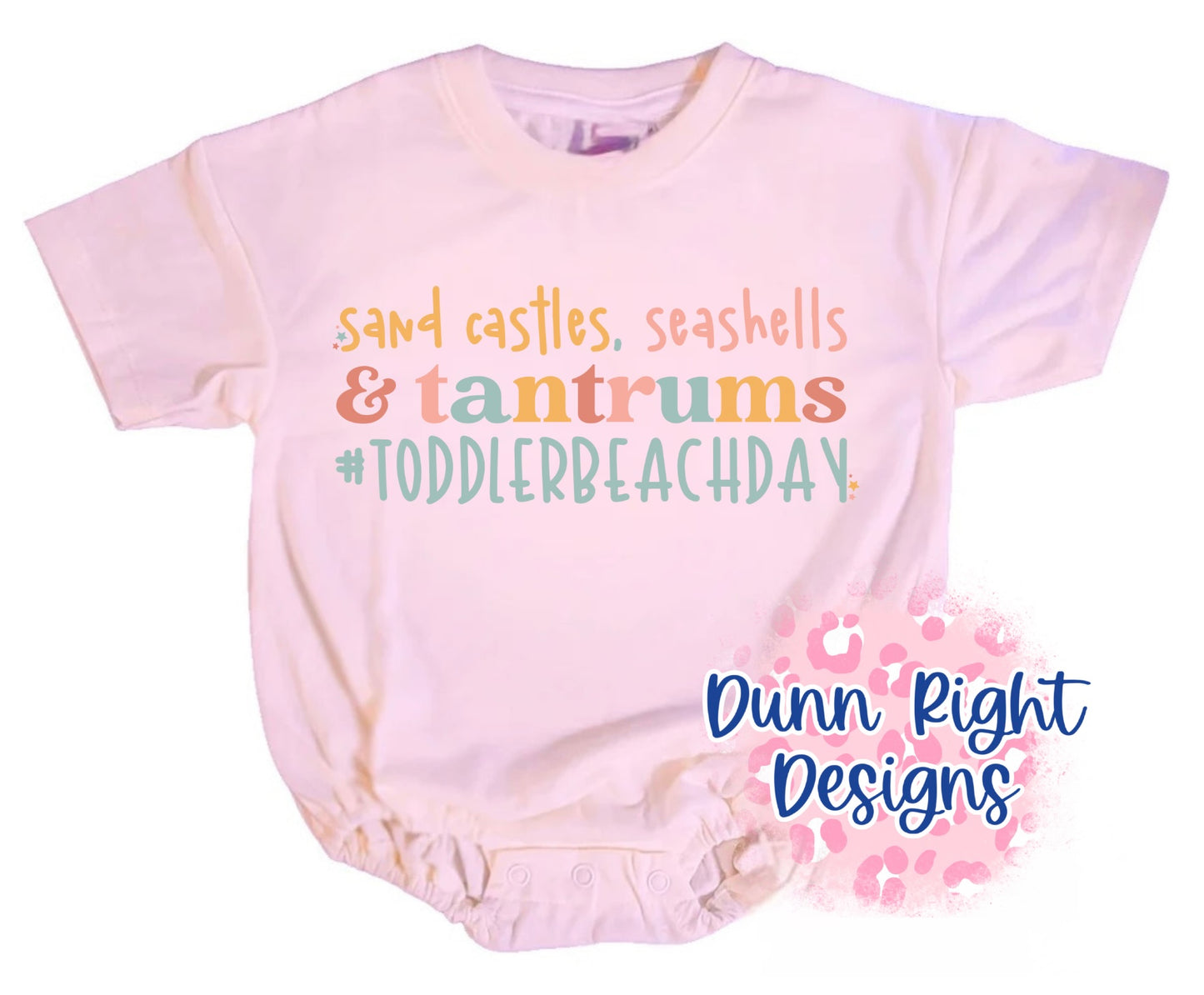 Bubble Romper Toddler Beach Day