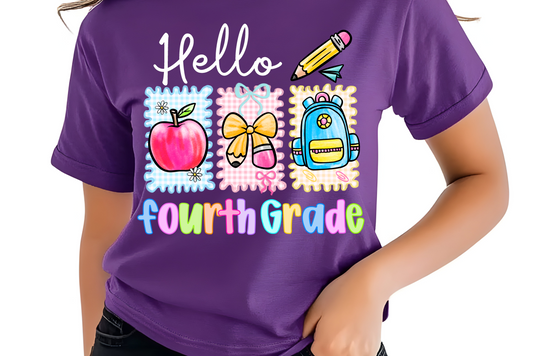 Custom- Back to School Purple