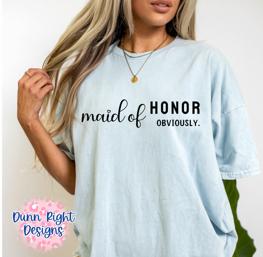 Custom-Comfort Color Made of Honor Obvisouly