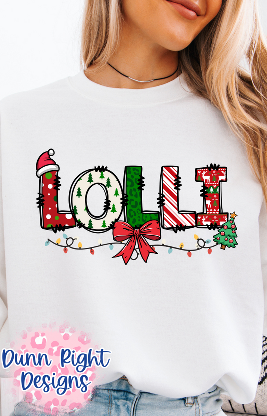 Lolli Christmas Crewneck