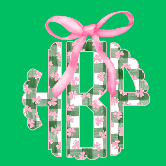 Custom-St. Patrick's Day Monogram T-Shirt