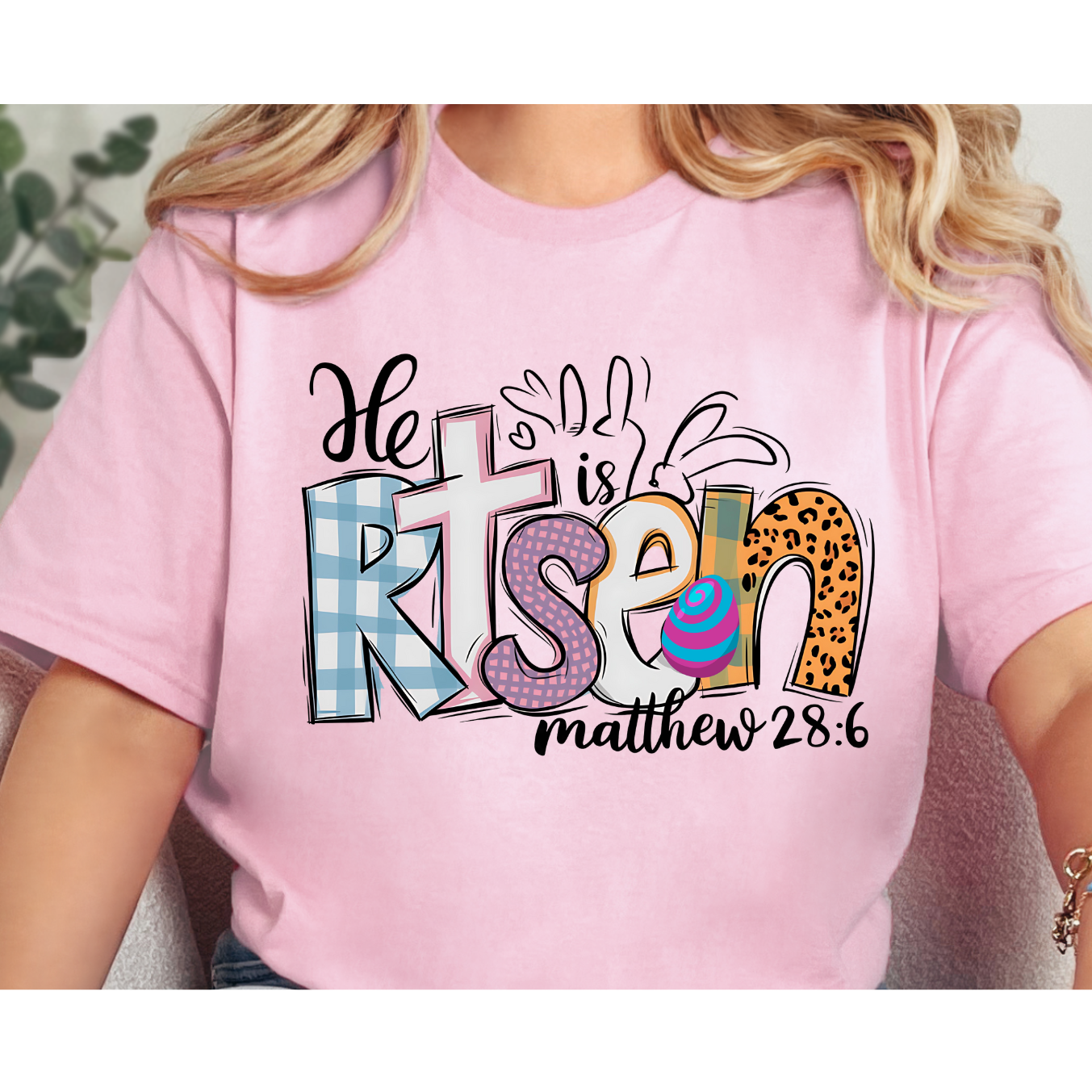 Short Sleeve Easter He is Risen
